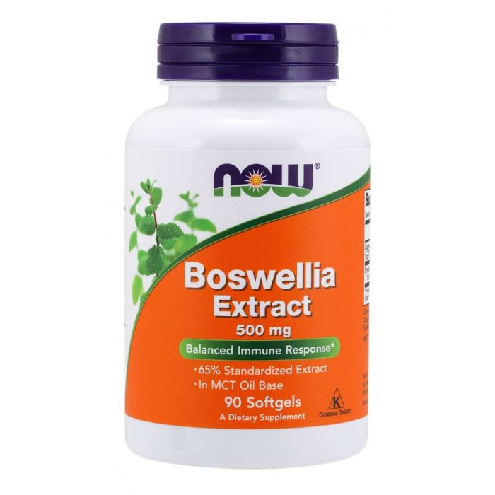NOW - Boswellia Extract 500 mg - 90 softgels